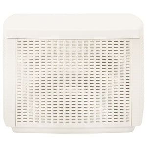 vidaXL Garden Table White 53x53x40 cm Plastic