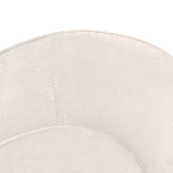 vidaXL Dog Sofa Cream 69x49x40 cm Plush