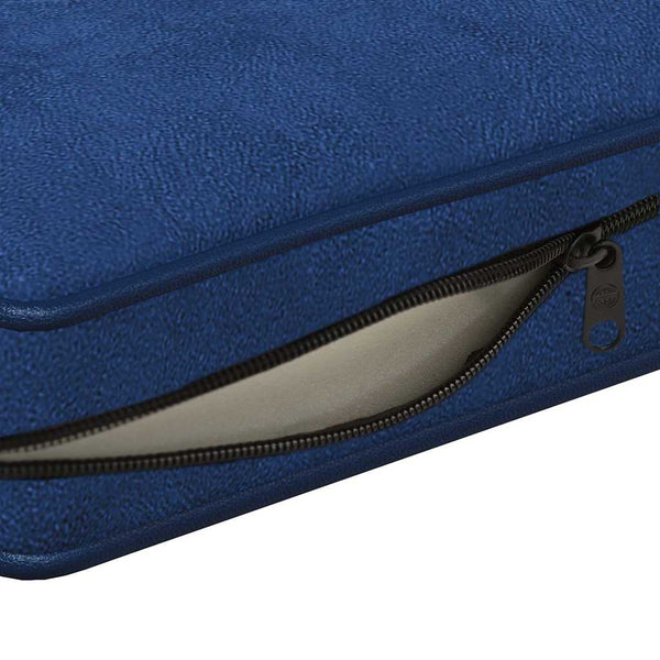 vidaXL Dog Sofa Blue 72x45x30 cm Plush
