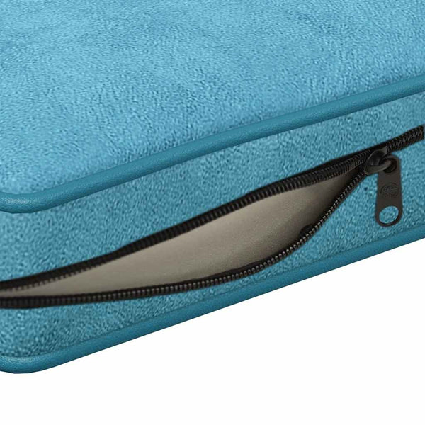 vidaXL Dog Sofa Turquoise 72x45x30 cm Plush