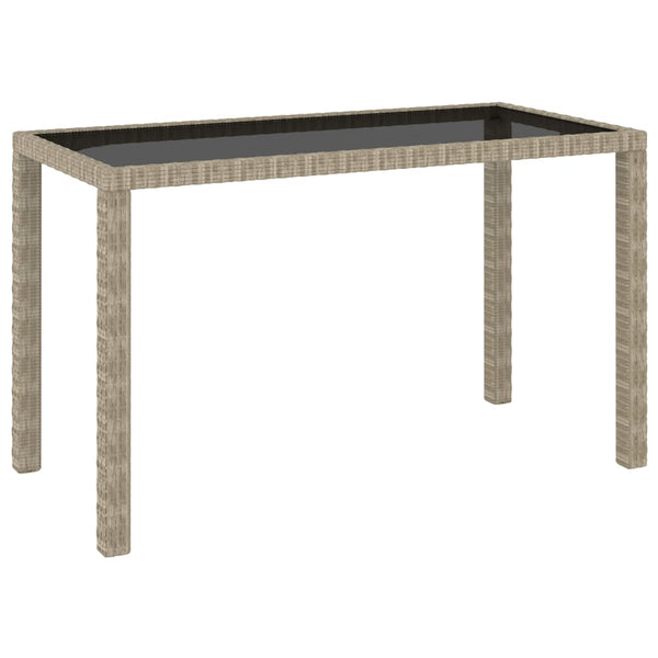 vidaXL 6-Seater Garden Dining Set with Cushions Poly Rattan Beige
