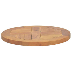 Tischplatte Massivholz Teak Rund 2,5 cm 40 cm
