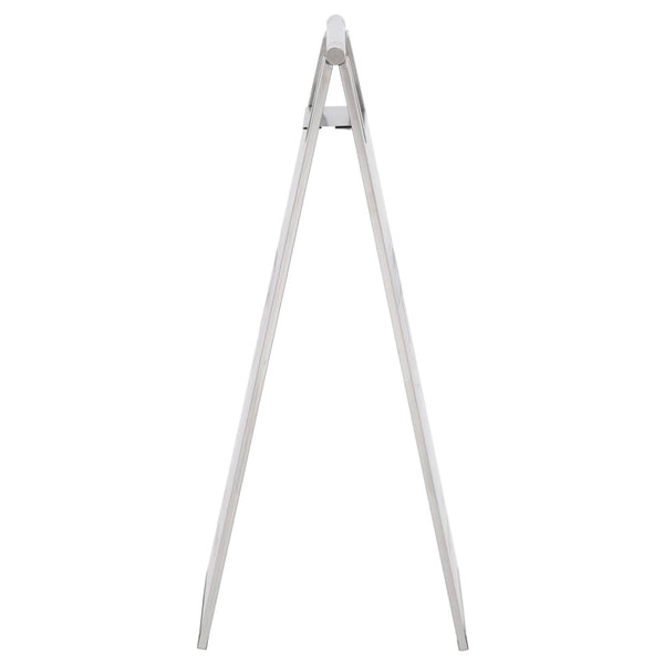 vidaXL Foldable Parking Sign Stainless Steel