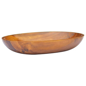 vidaXL Wash Basin Solid Teak Wood 60x40x10 cm