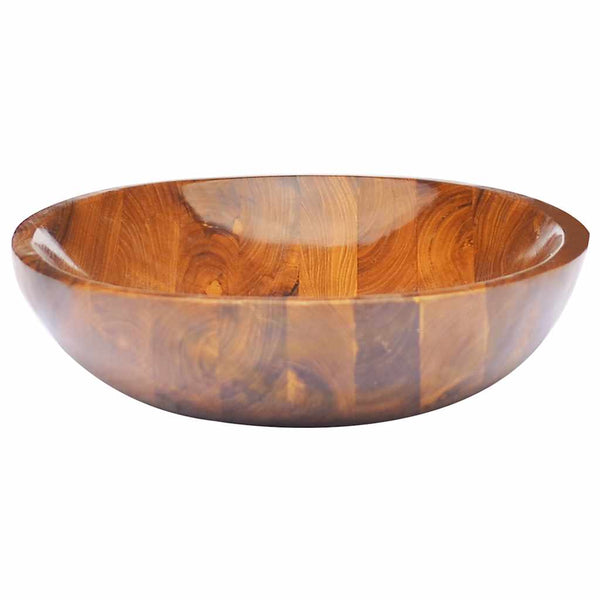 vidaXL Wash Basin Solid Teak Wood 60x40x10 cm