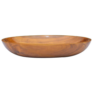 vidaXL Wash Basin Solid Teak Wood 60x40x10 cm