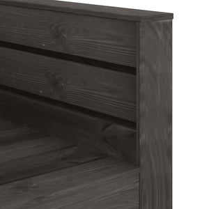 vidaXL 2-Piece Pallet Garden Lounge Set Impregnated Pine Wood Grey