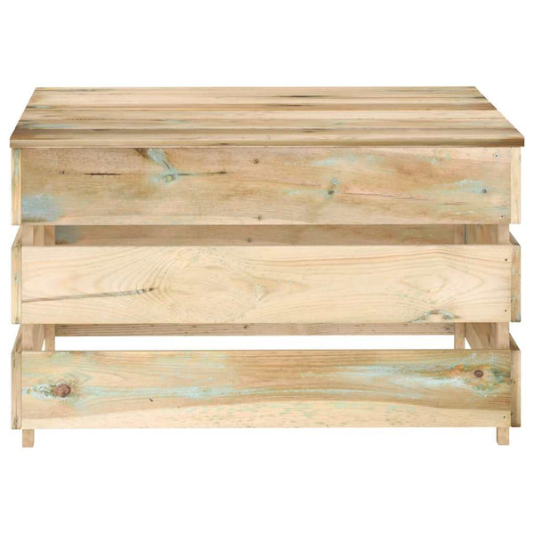 vidaXL Garden Pallet Tables 2 pcs. Impregnated Pinewood