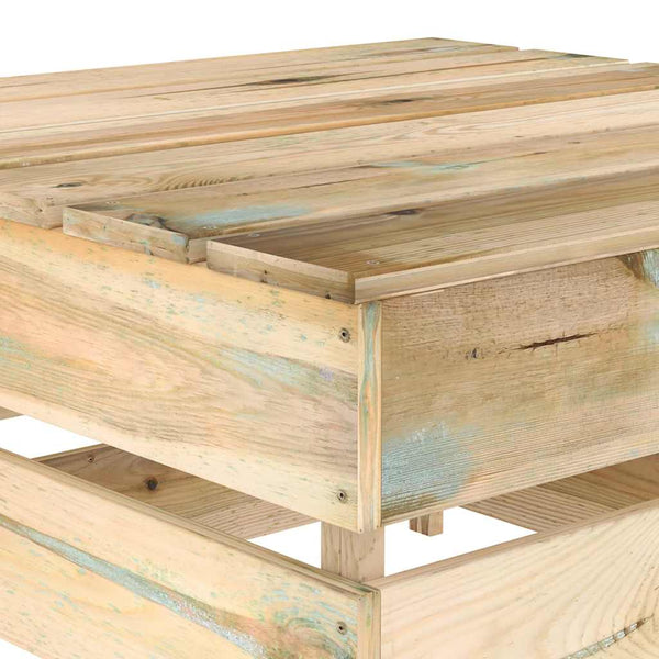 vidaXL Garden Pallet Tables 2 pcs. Impregnated Pinewood