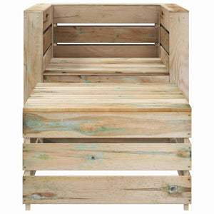 vidaXL 2-Piece Pallet Garden Lounge Set Impregnated Pinewood