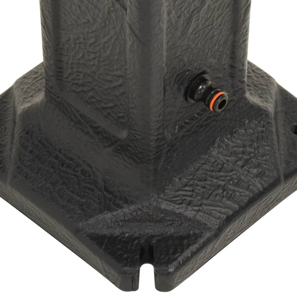 vidaXL Water Tap Column Anthracite Stone Look