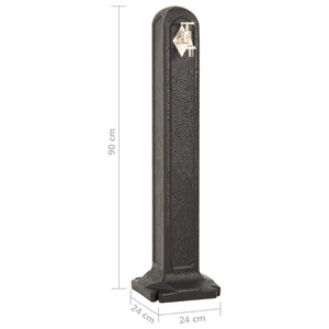 vidaXL Water Tap Column Anthracite Stone Look