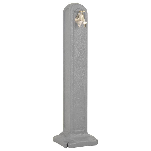 vidaXL Water Fountain Light Grey Stone Look