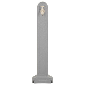 vidaXL Water Fountain Light Grey Stone Look