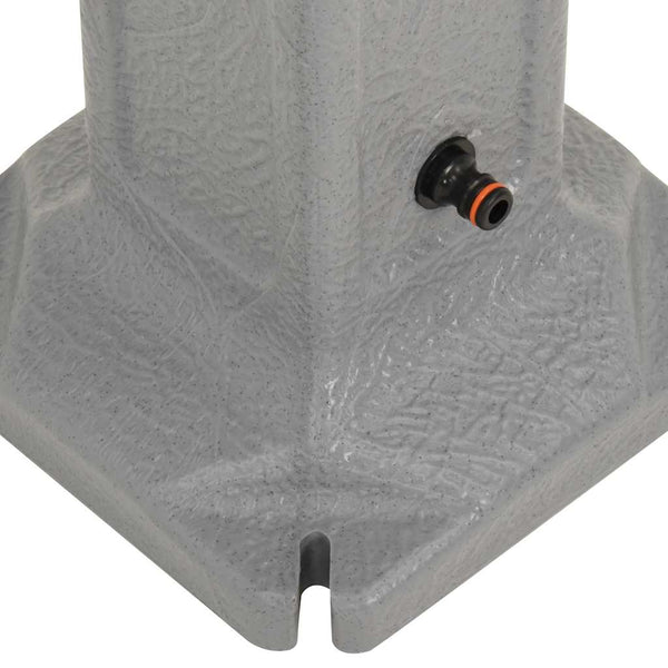 vidaXL Water Fountain Light Grey Stone Look