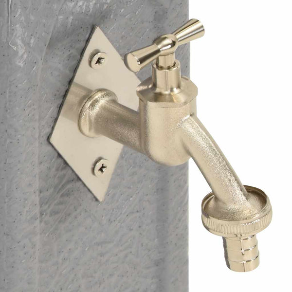 vidaXL Water Fountain Light Grey Stone Look