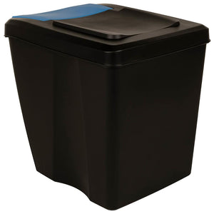 vidaXL Stackable Recycling Bins 3 pcs Anthracite 75 L