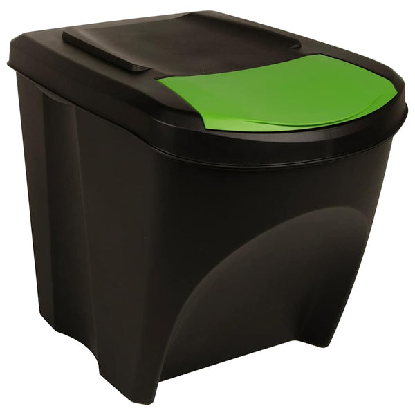 vidaXL Stackable Recycling Bins 3 pcs Anthracite 75 L