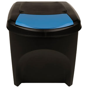 vidaXL Stackable Recycling Bins 3 pcs Anthracite 75 L