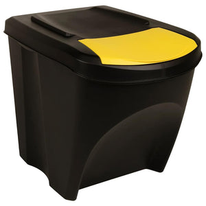 vidaXL Stackable Recycling Bins 4 pcs Anthracite 100 L