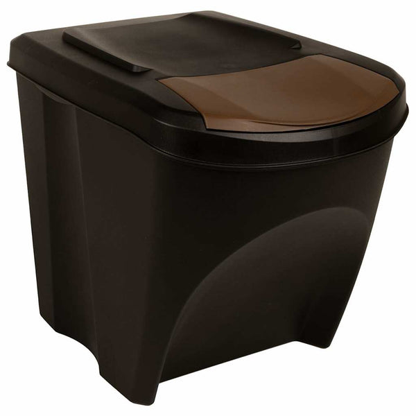vidaXL Stackable Recycling Bins 4 pcs Anthracite 100 L