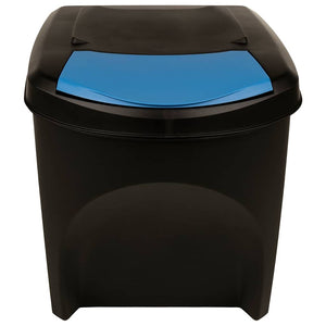 vidaXL Stackable Recycling Bins 4 pcs Anthracite 100 L