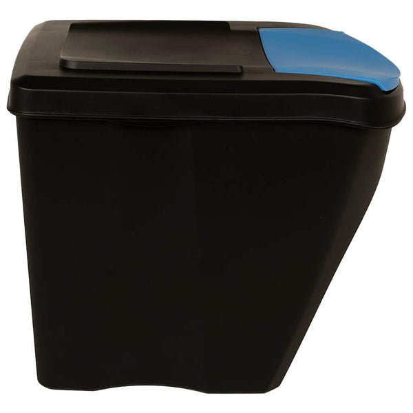 vidaXL Stackable Recycling Bins 4 pcs Anthracite 100 L