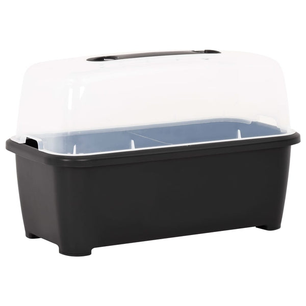 vidaXL Raised Garden Bed 77x38.7x82 cm PP