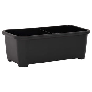 vidaXL Raised Garden Bed 77x38.7x82 cm PP