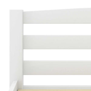 vidaXL Solid Pine Bed White 200x200 cm