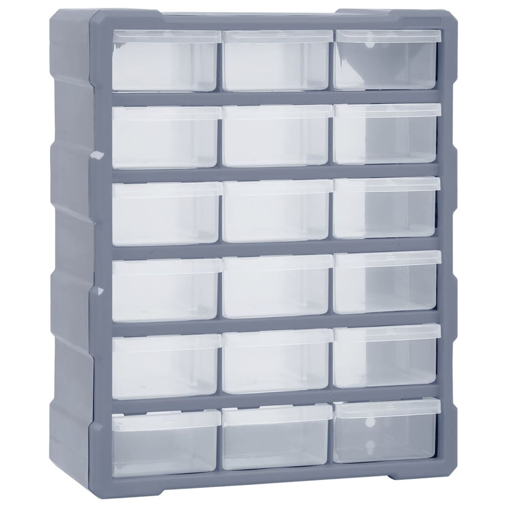 vidaXL Multi-Drawer Organizer 18 Drawers 38x16x47 cm