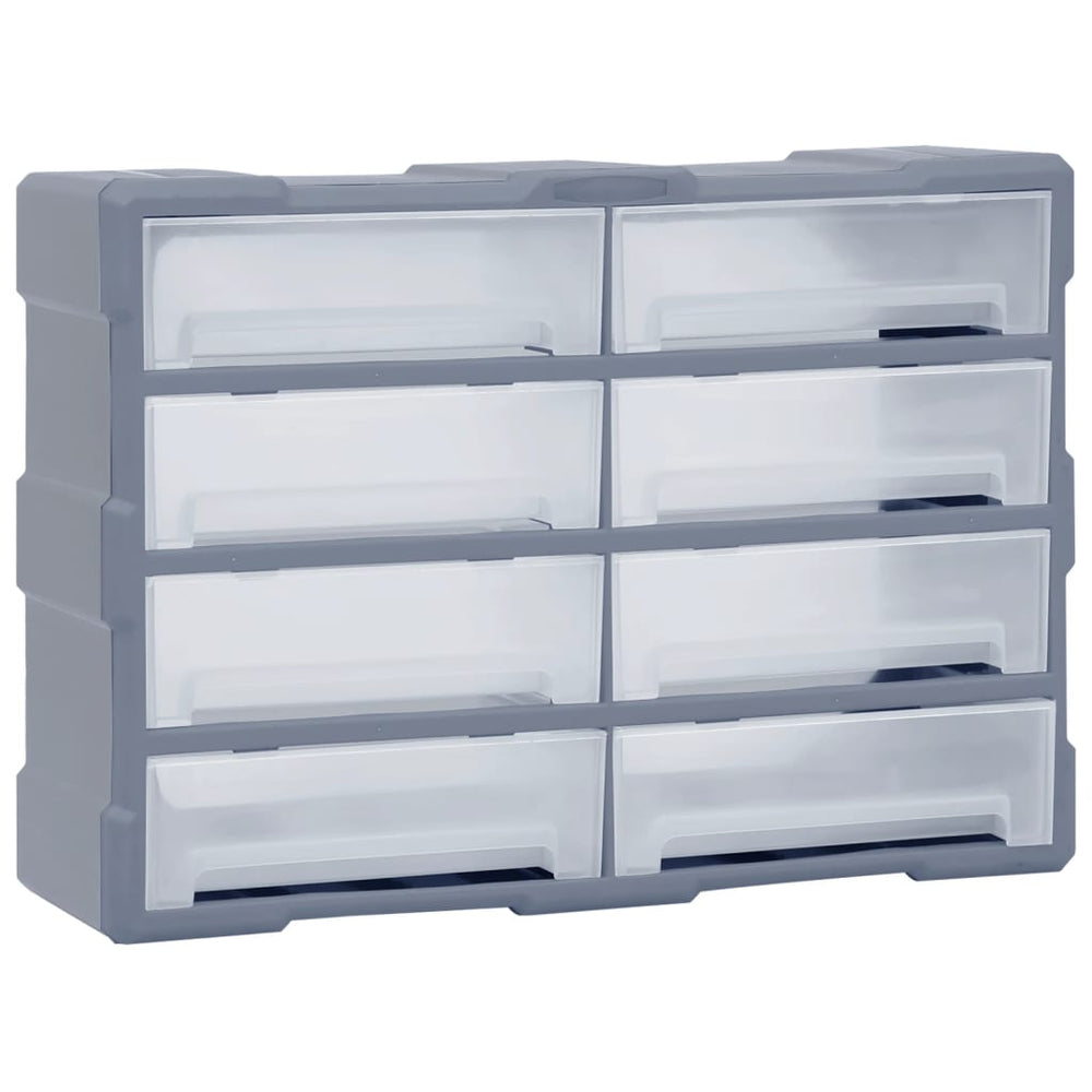 vidaXL Multi-Drawer Organizer 8 large drawers 52x16x37 cm