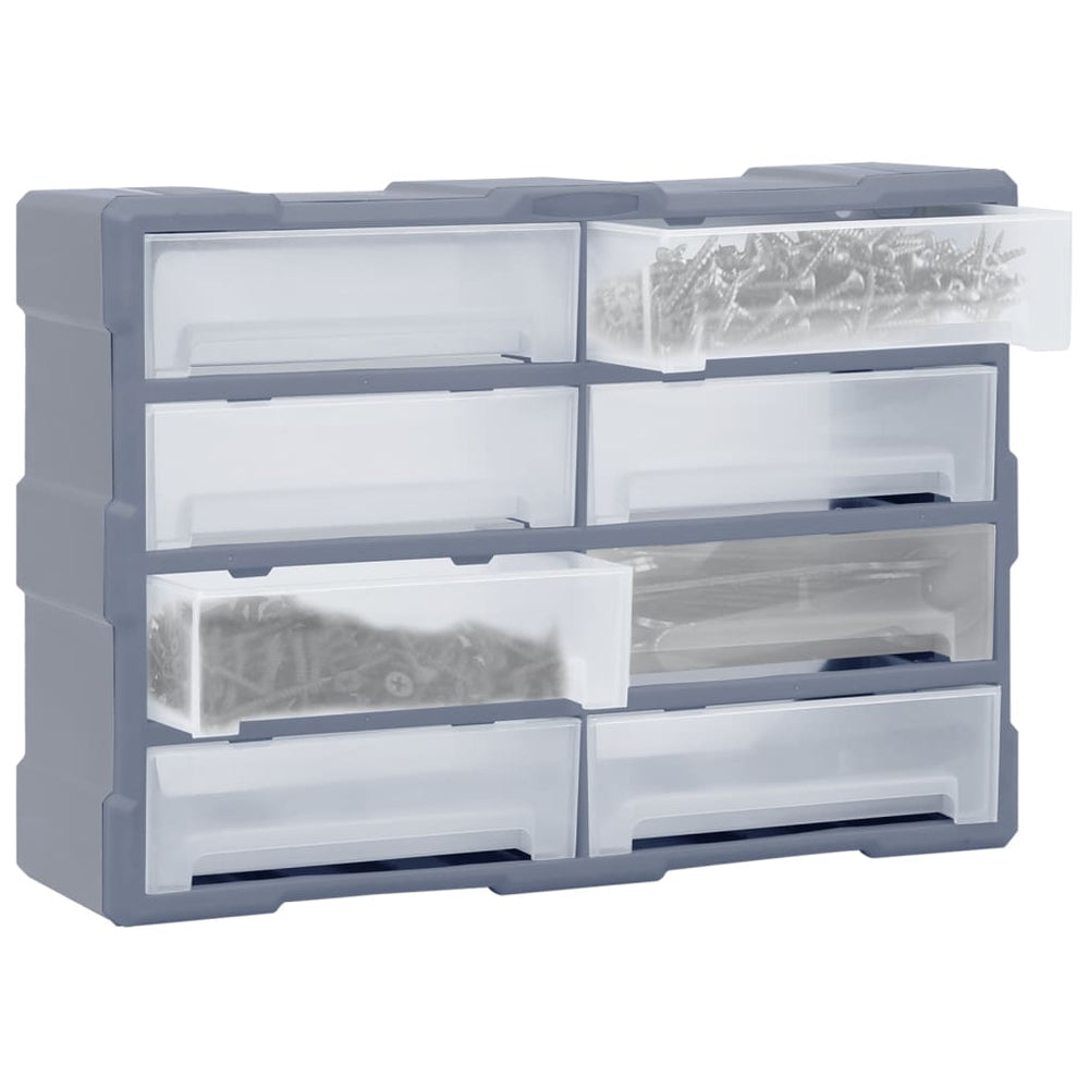 vidaXL Multi-Drawer Organizer 8 large drawers 52x16x37 cm