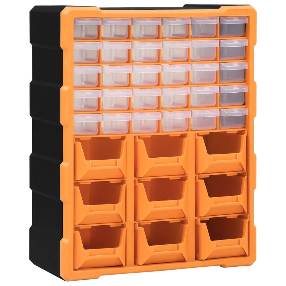 vidaXL Multi-Drawer Organizer with 39 Drawers 38x16x47 cm