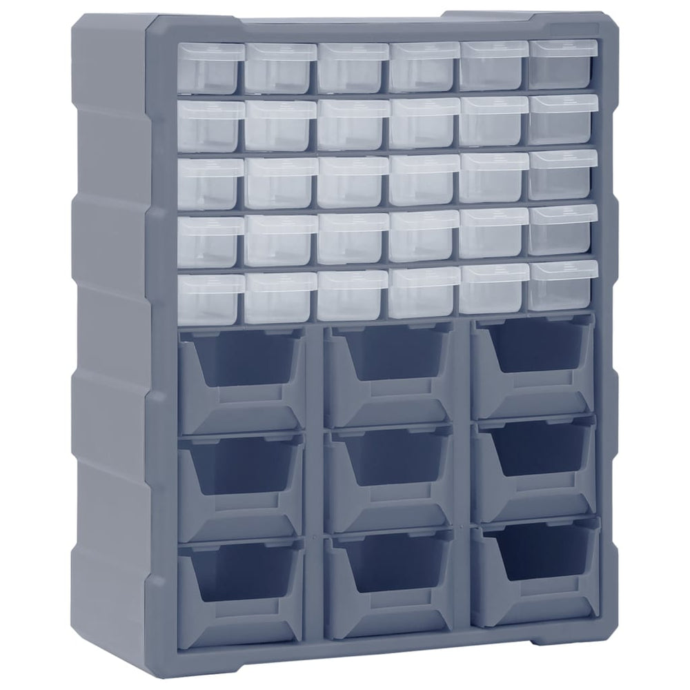 vidaXL Multi-Drawer Organizer with 39 Drawers 38x16x47 cm
