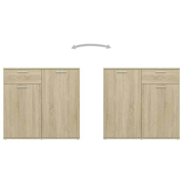 Sonoma-Eiche Sideboard, 80 cm
