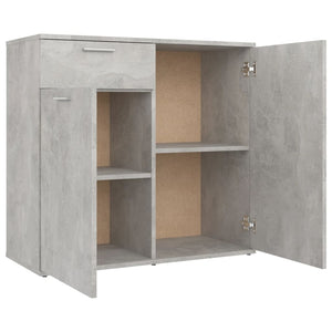 Betongraues Sideboard 80 cm