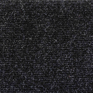 vidaXL Self-Adhesive Stair Treads 5 pcs. 56x17x3 cm Black Semi-Circular