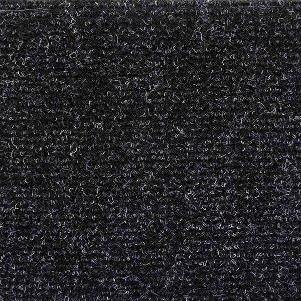 vidaXL Self-Adhesive Stair Treads 5 pcs. 56x17x3 cm Black Semi-Circular