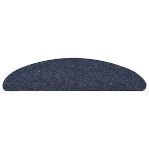 vidaXL Self-Adhesive Stair Treads 5 pcs 56x17x3 cm Blue Semi-Circular