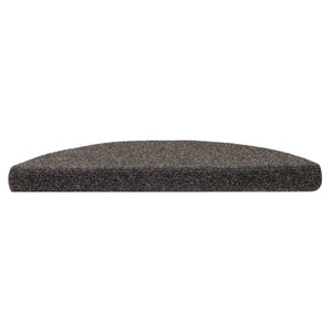 vidaXL Self-Adhesive Stair Mats 10 pcs 56x17x3 cm Anthracite Semi-Circular