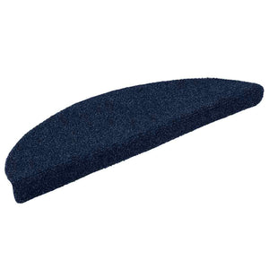 vidaXL Self-Adhesive Stair Treads 5 pcs. 56x17x3 cm Navy Blue Semi-circular