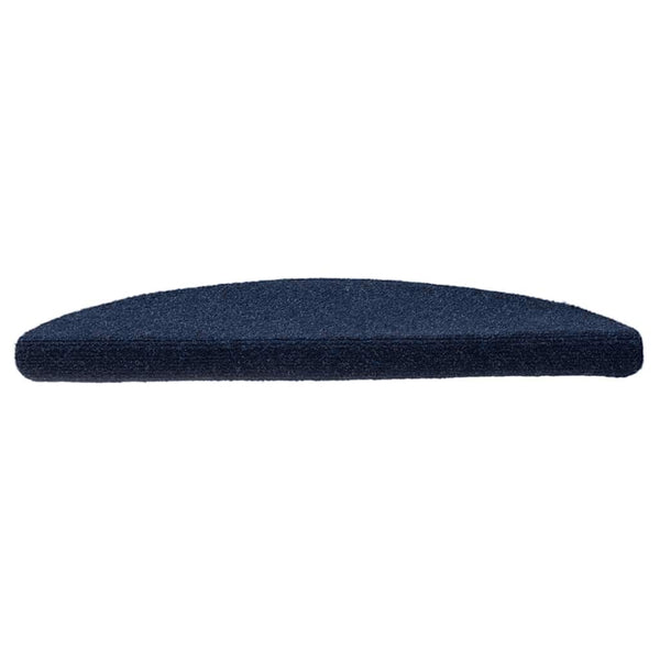 vidaXL Self-Adhesive Stair Treads 5 pcs. 56x17x3 cm Navy Blue Semi-circular