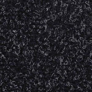 vidaXL Stair Mats Self-Adhesive 10 pcs 65x21x4 cm Black Semi-Circular Large