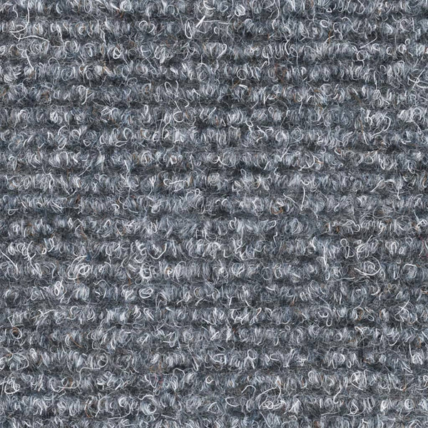 vidaXL Self-Adhesive Stair Mats 10 pcs 65x21x4 cm Light Grey Semi-Circular Large