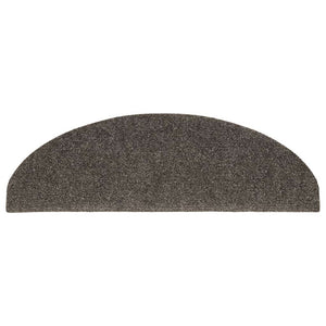 vidaXL Self-Adhesive Stair Treads 5 pcs. 65x21x4 cm Anthracite Semi-Circular Large