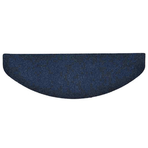 vidaXL Self-Adhesive Stair Treads 10 pcs 65x21x4 cm Navy Blue Half Round Large