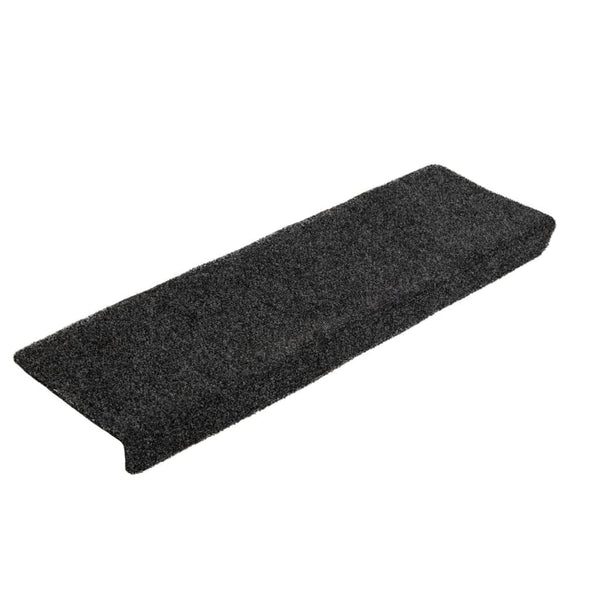 vidaXL Stair Mats Self-Adhesive 5 pcs. 65x21x4 cm Dark Gray Rectangular Edge