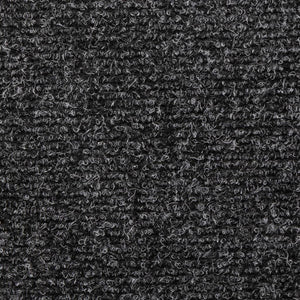 vidaXL Stair Mats Self-Adhesive 5 pcs. 65x21x4 cm Dark Gray Rectangular Edge