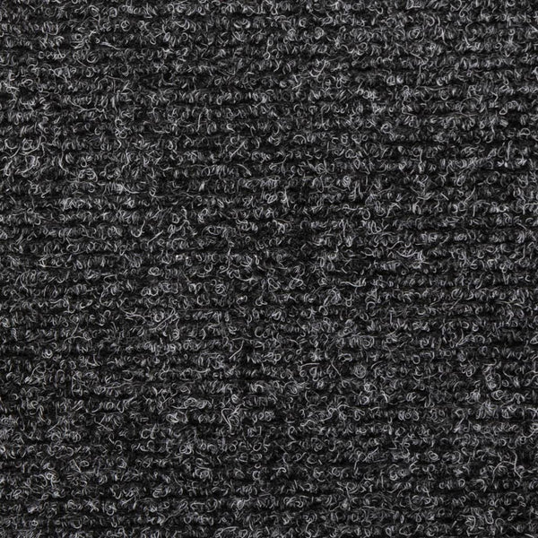 vidaXL Stair Mats Self-Adhesive 5 pcs. 65x21x4 cm Dark Gray Rectangular Edge